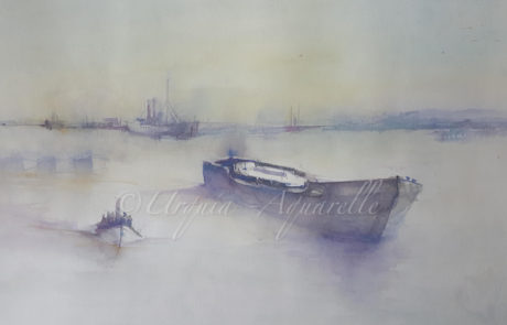 Urquias Aquarelle Barcos morados