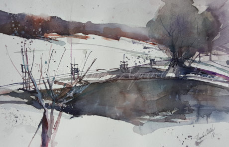 urquias-aquarelle-Winterstimmung 1