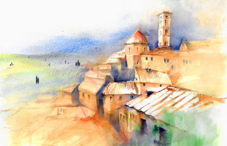 urquias-aquarelle Toscana 1-15