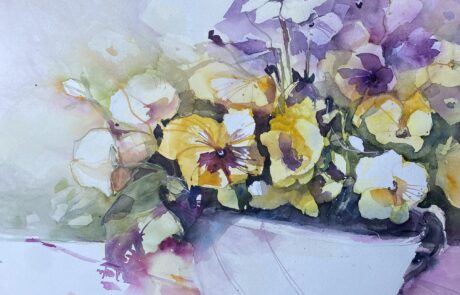 Primeln 56 x 38 cm