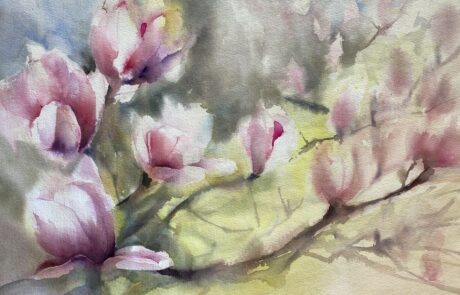 Magnolien 56 x 45,5 cm